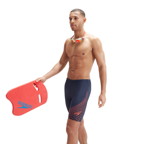Volcanic Orange Medley Logo Jammer