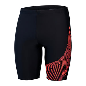 Medley Logo Jammer (Black/Siren Red)