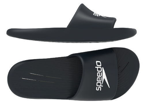 Male Black Speedo Slide