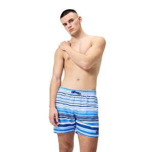 Faded Bands Digital Printed Leisure 16" Watershort