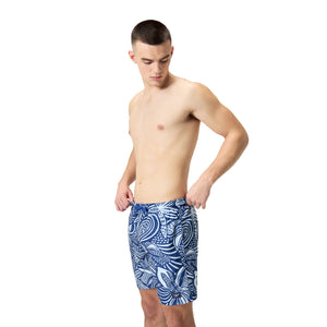 Intricate Floral Digital Printed Leisure 18" Watershort