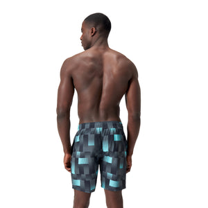 Pixelated Print Xpress Lite allover 18" Watershort