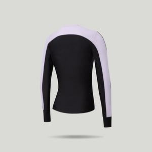 Wave Chasers Female Long Sleeve Rash Top Sun Protection (Lilac Pearl)