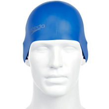 Load image into Gallery viewer, Plain Moulded Silicone Cap (Neon Blue)