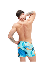 Load image into Gallery viewer, Marine Blue Printed Leisure 14&quot; Watershort
