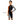 Splash & Learn 2.0 Boys Printed Jammer (Black/Papaya/White)