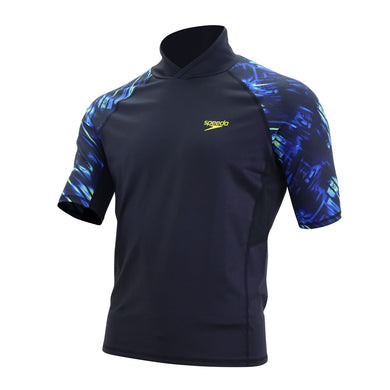 Geometric Corals Male Deluxe S/S Breathable Water Activity Top