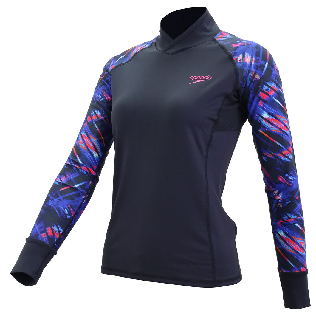 Geometric Corals Female Deluxe Breathable Water Activity Top