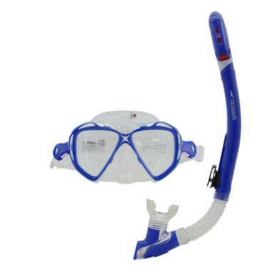 Speedo Royal White Sport Adult Dual Lenses Combo with Camera Mount