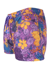 Load image into Gallery viewer, Fineline Floral Female Printed Drawstring 14.5&quot; Watershort