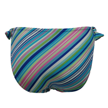 Load image into Gallery viewer, Tied Halter Bikini Bottom (Sunshine Stripe Reef)