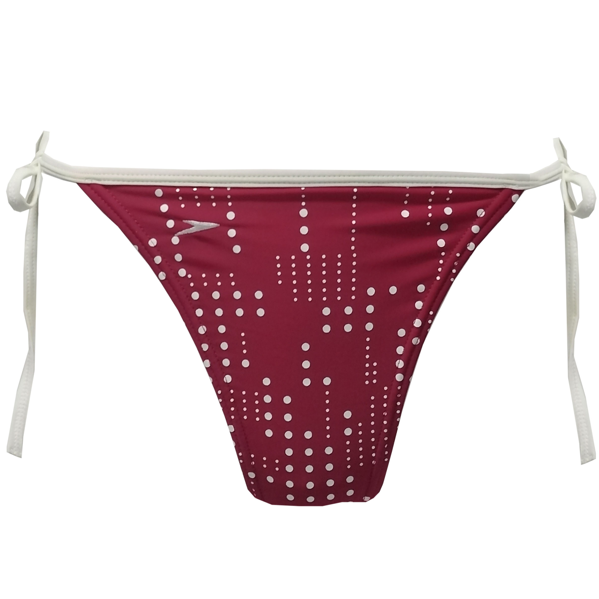 Tie Side Tri Bikini Bottom BV Polka Ribes White Speedo Philippines