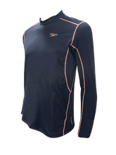 Load image into Gallery viewer, Eco End+ Tech Long Sleeve Rash Top (Navy/Soft Coral)