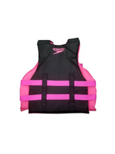 Load image into Gallery viewer, Youth Universal Nylon PFD (Black/Hot Pink)