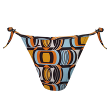 Load image into Gallery viewer, Tie Side Bikini Bottom (Kaleidoscope Sepia)