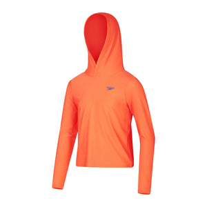 Junior Boost Orange Hooded Long Sleeve Rash Top (Unisex)