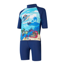 Load image into Gallery viewer, Surfs Up Swim Top &amp; Short Set