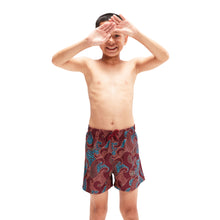 Load image into Gallery viewer, Dot Paisley Allover Boys Printed 13&quot; Watershort