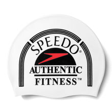 Load image into Gallery viewer, Authentic Fitness Slogan Printed Swimcap