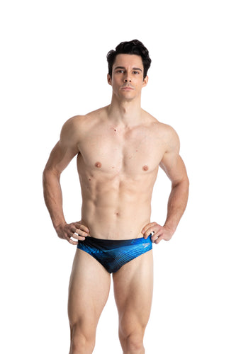 Galvanize 7CM Brief (Black/Bondi Blue)