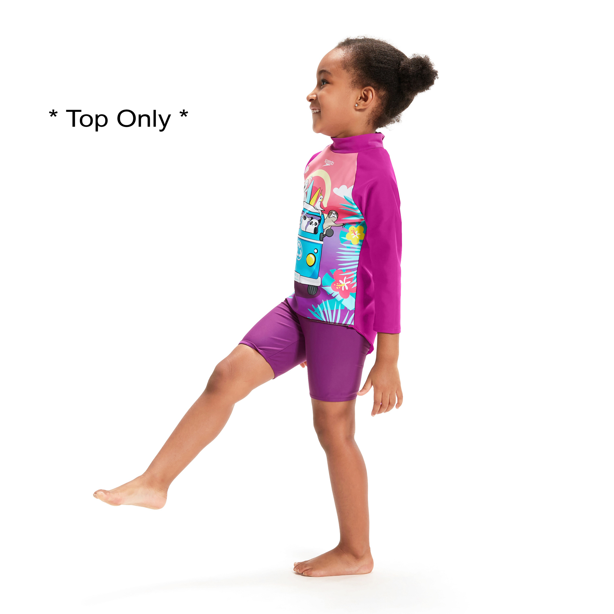 Purple Vibe Long Sleeve Rash Top Speedo Philippines