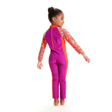 Load image into Gallery viewer, Surfs Up Pesca Pink Printed All-in-One Sunsuit