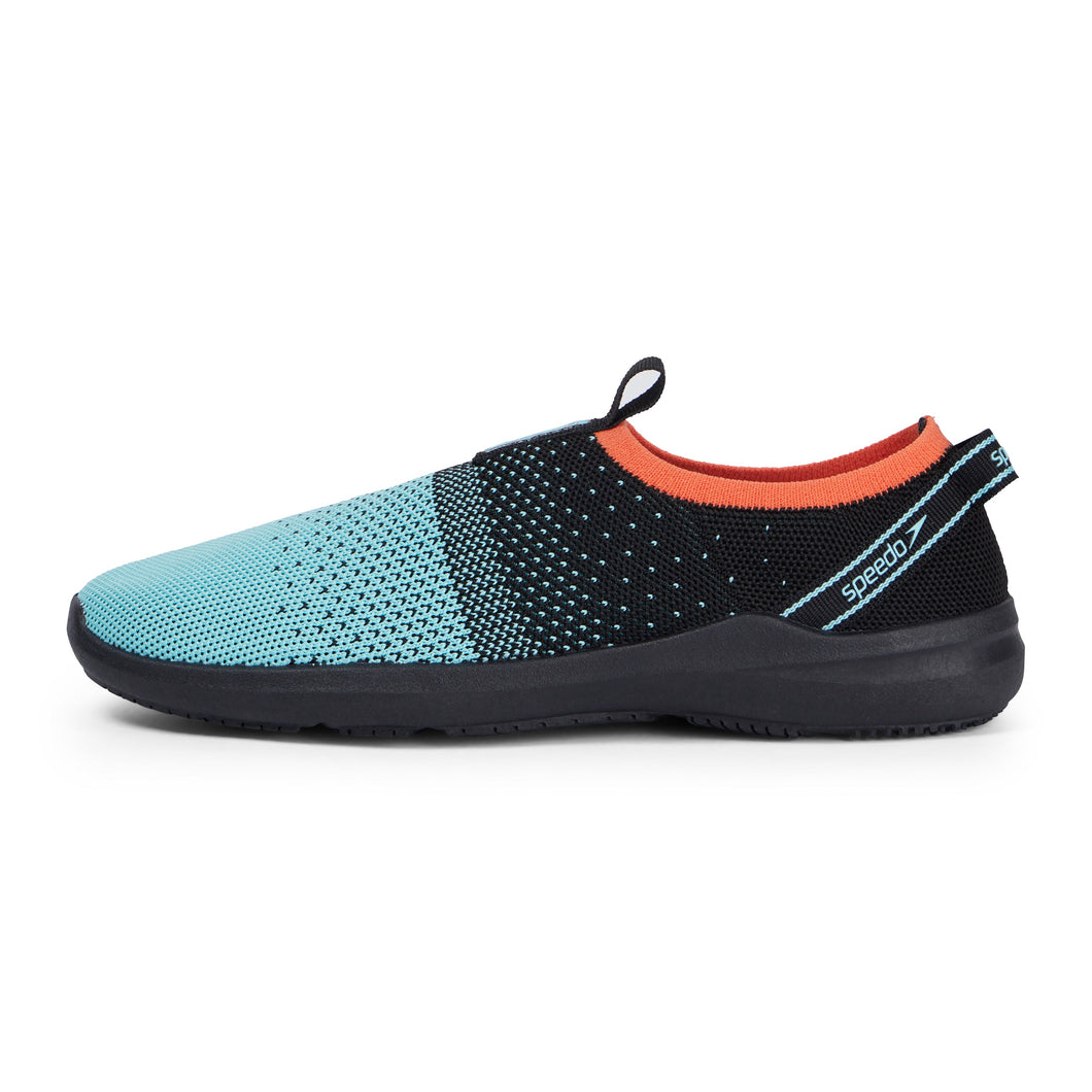 Female Surfknit Pro Watershoe (Black/Aqua Splash)