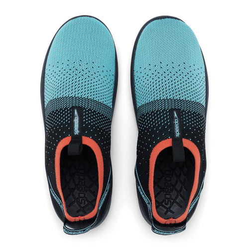 Female Surfknit Pro Watershoe (Black/Aqua Splash)