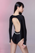 Load image into Gallery viewer, LBD Long Sleeve Swimwear - Charmed Romance