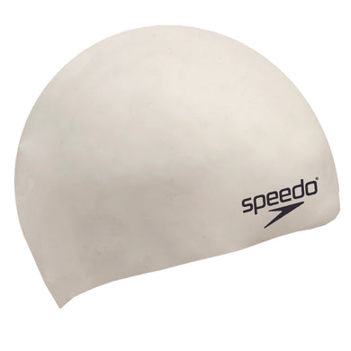 Jr. Silicone Swim Cap (White)