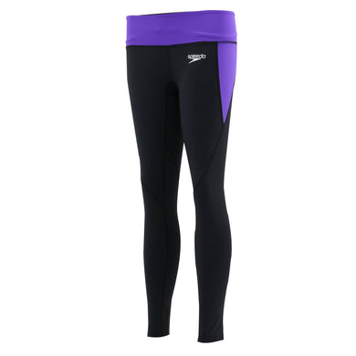 Performance Female Pants Full Length (Black/Violet)