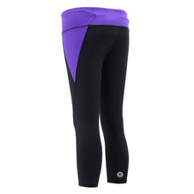 Load image into Gallery viewer, Performance Female 3/4 Pants (Black/Violet)