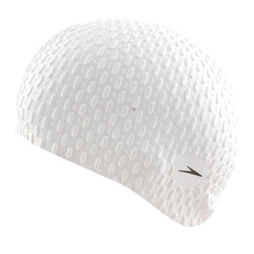 Bubble Swimcap (White)