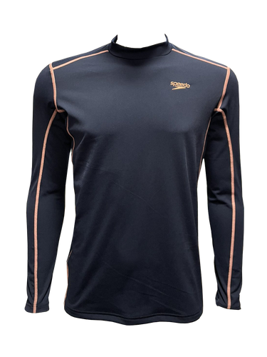 Eco End+ Tech Long Sleeve Rash Top (Navy/Soft Coral)