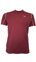 Load image into Gallery viewer, Eco End+ Tech Short Sleeve Rash Top (Oxblood)