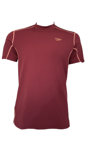 Eco End+ Tech Short Sleeve Rash Top (Oxblood)